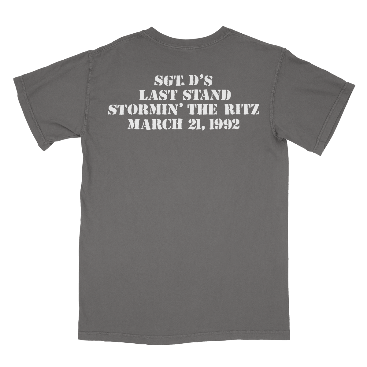 SOD "Last Stand" shirt