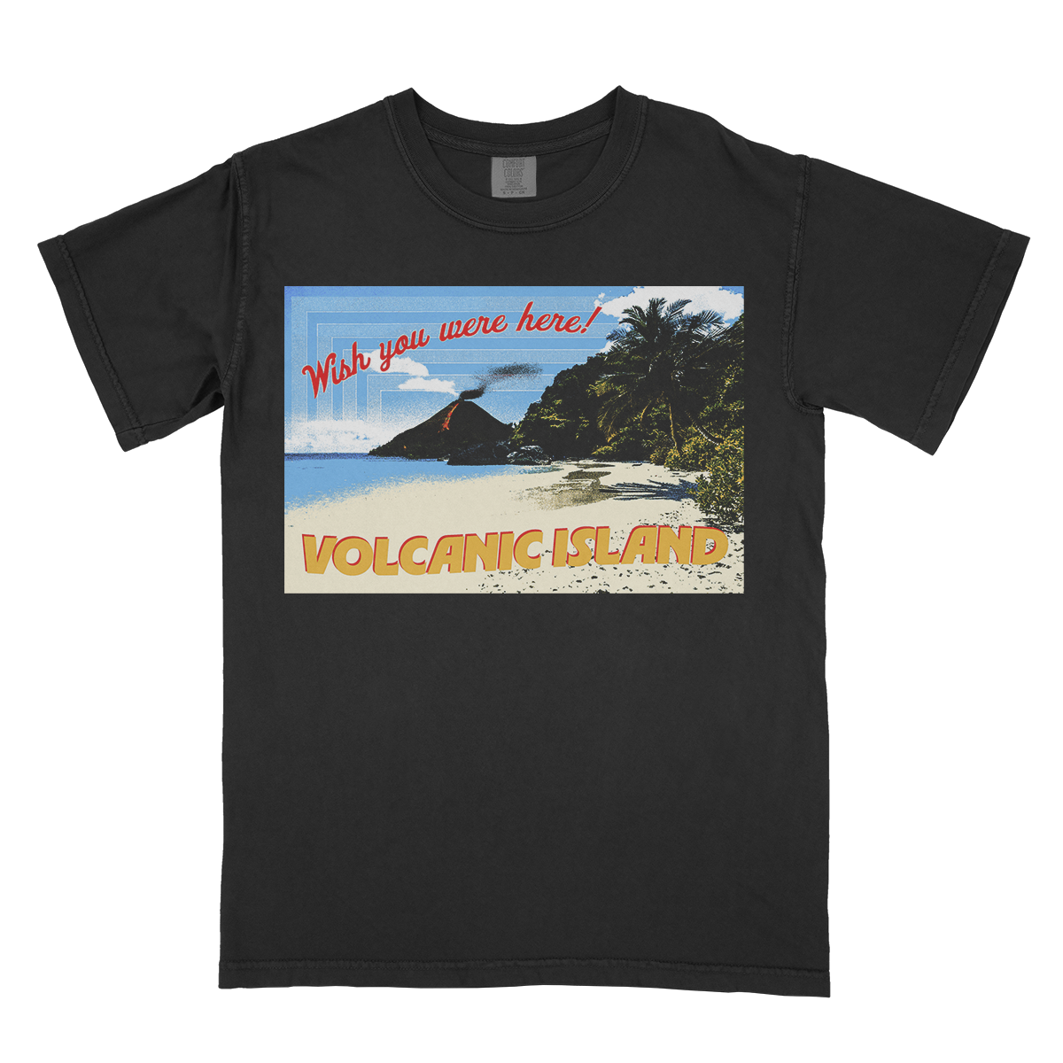 Volcanic Island shirt
