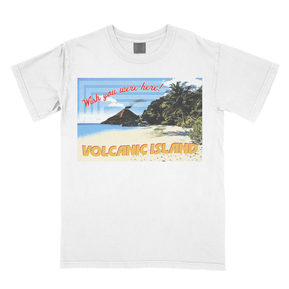 Volcanic Island shirt